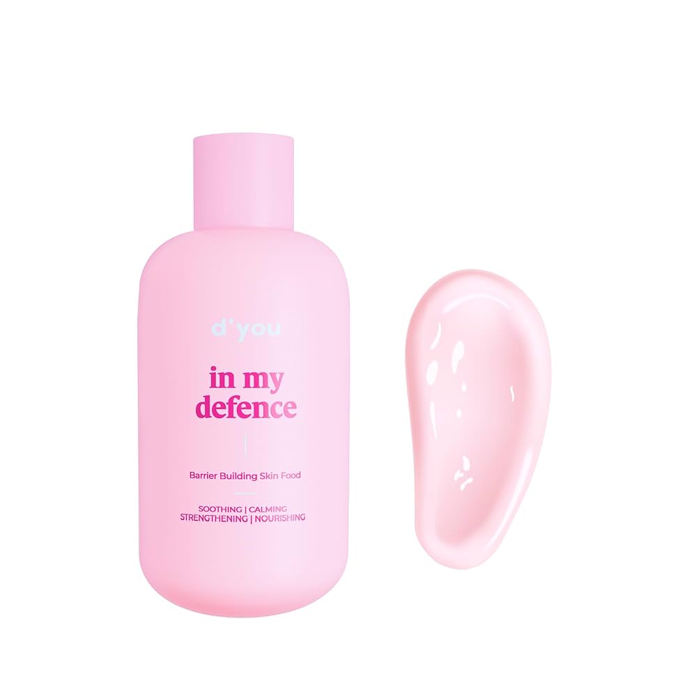 D’You In My Defence Barrier Moisturizer bottle with product texture